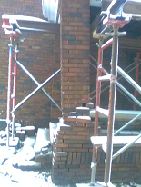 Repair/Rebuild patio/brick porch - Before