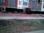 New masonry garden walls