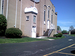 Commercial handicap access addition with wheelchair lift