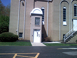 Commercial handicap access addition with wheelchair lift