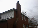 New brick chimney