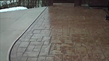 Stamped patio